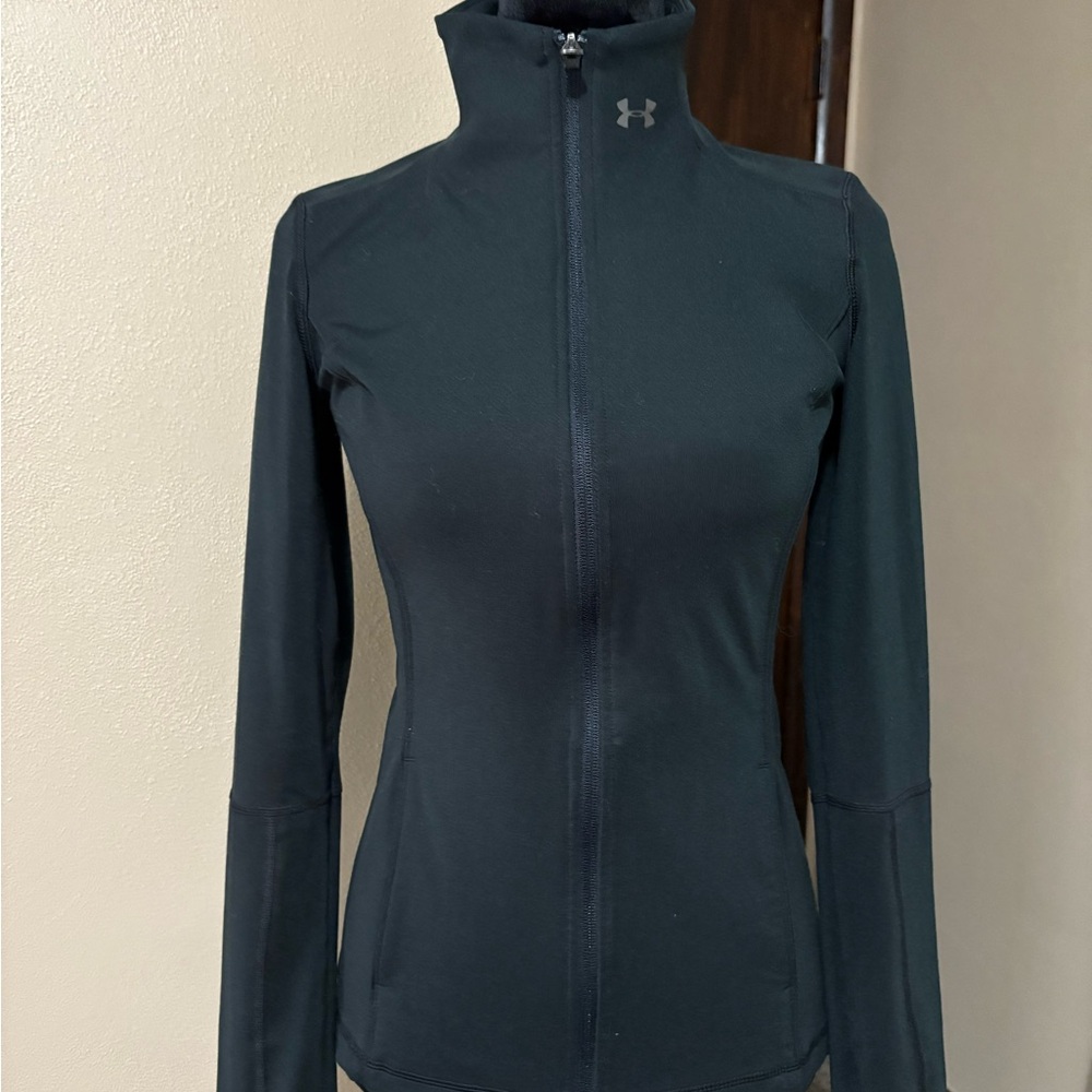 Under Armour Women's Dark Gray Full-Zip Jacket